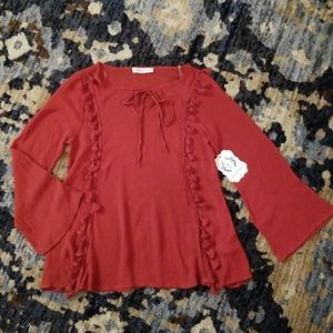 Newbury Kustom | NWT Flowy Top Size S